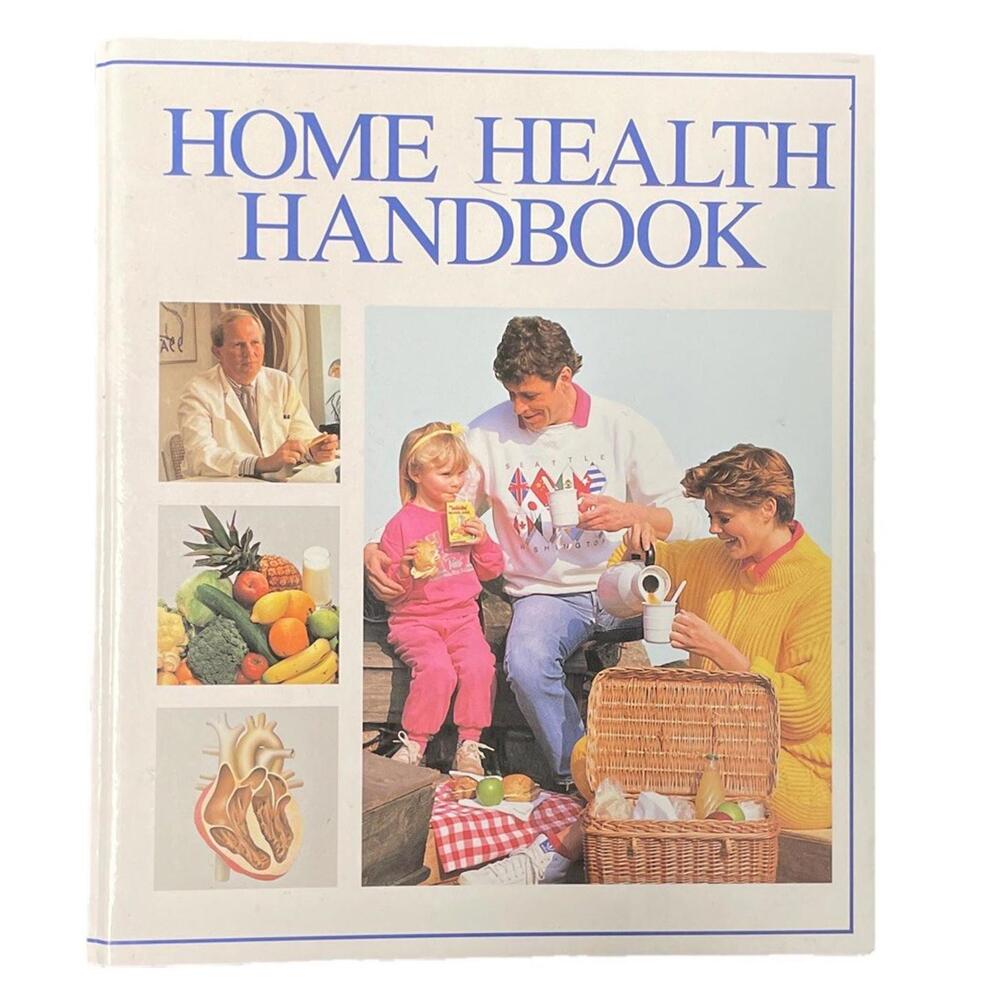Vintage Home Health Handbook 3 Ring Binder With Valuable Resources.